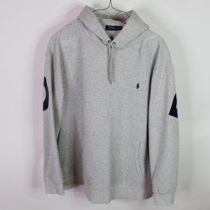 Grey and Navy Ralph Lauren Polo Mens Hoodie Sweatshirt 3XB
